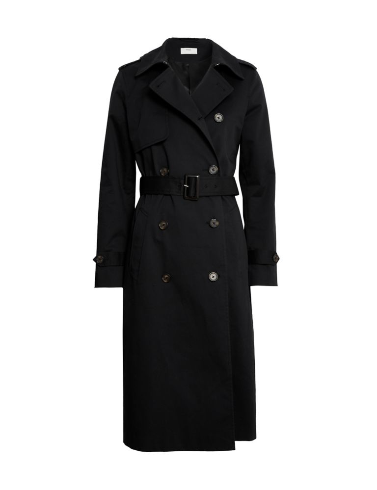 Cotton Rich Belted Longline Trench Coat 3 of 7