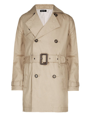 Cotton Rich Belted Trench Coat with Stormwear™ Image 2 of 3