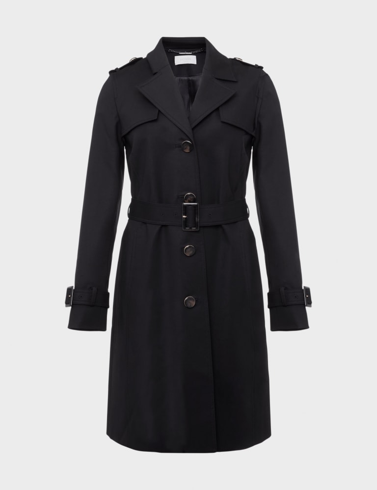 Cotton Rich Belted Trench Coat HOBBS M S