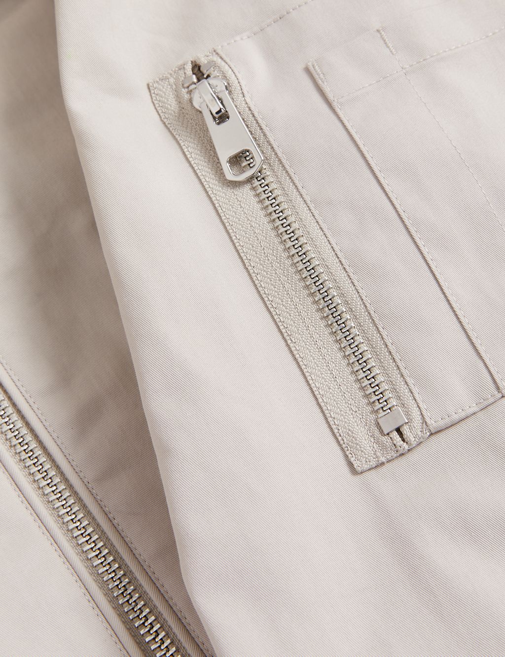 Cotton Rich Bomber Jacket | M&S Collection | M&S
