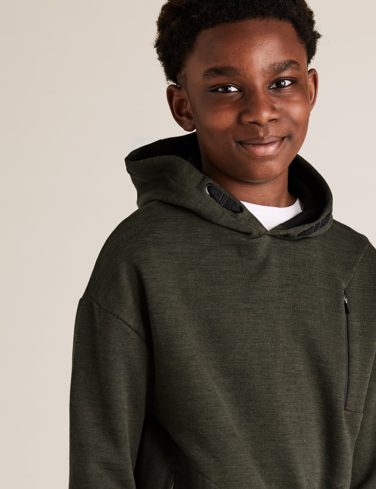 Borg lined hoodie boys clearance