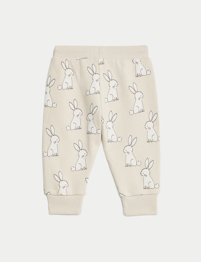 Cotton Rich Bunny Joggers (0-3 Yrs) 2 of 3