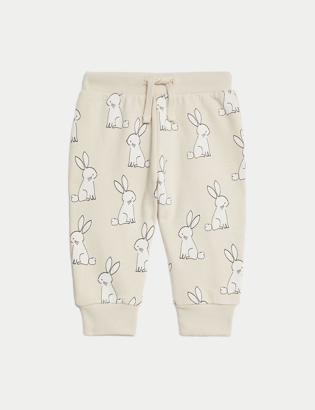 Cotton Rich Bunny Joggers (0-3 Yrs) 3 of 3