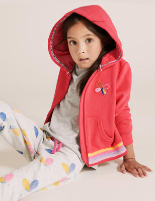 Butterfly embroidered hoodie hotsell
