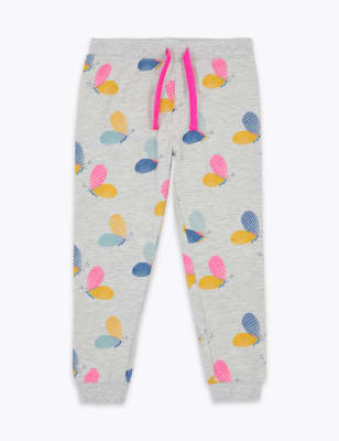 butterfly print joggers