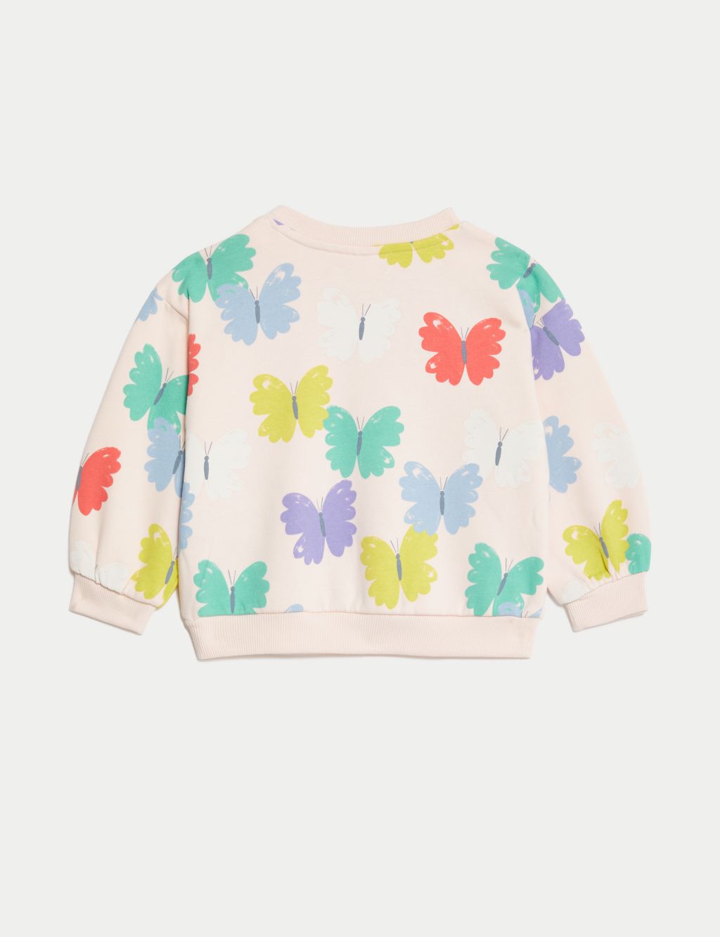 Cotton Rich Butterfly Sweatshirt (0-3 Yrs) 1 of 3