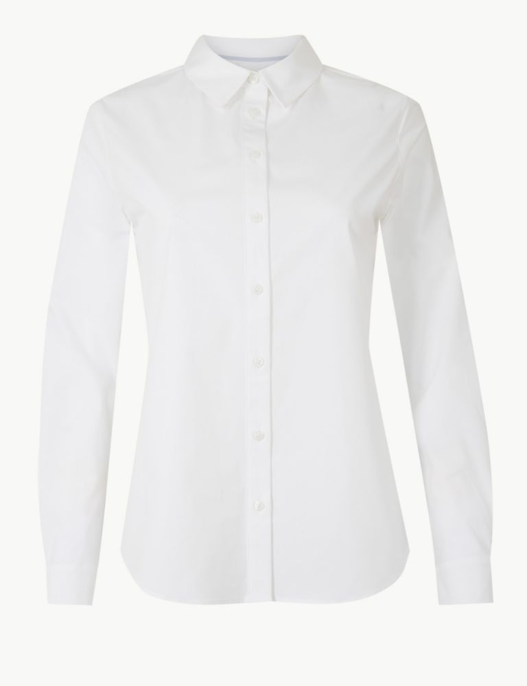 Cotton Rich Button Detailed Shirt 2 of 4