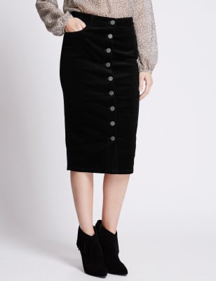 Denim pencil skirt m&s store