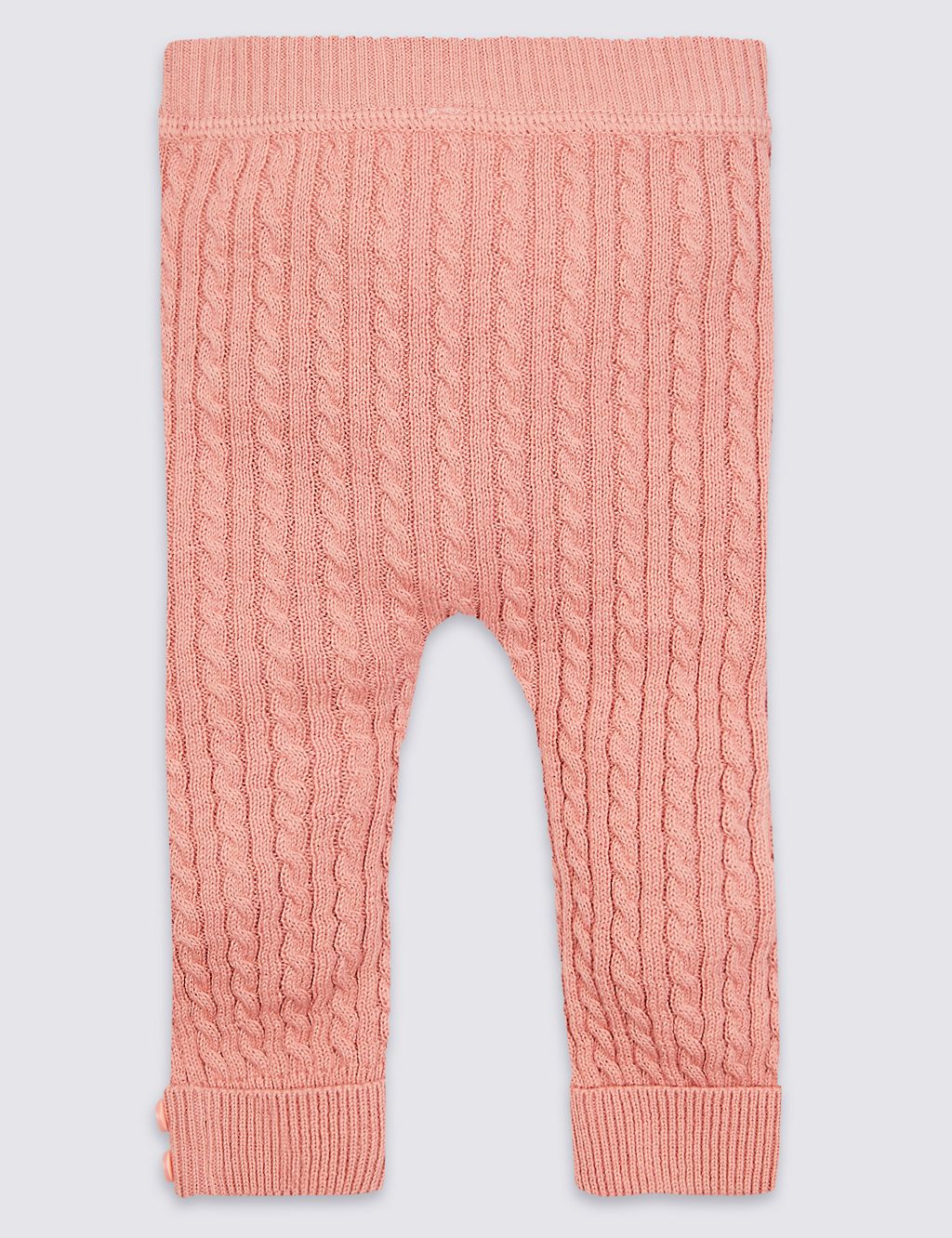 Cotton Rich Cable Knit Leggings 1 of 3
