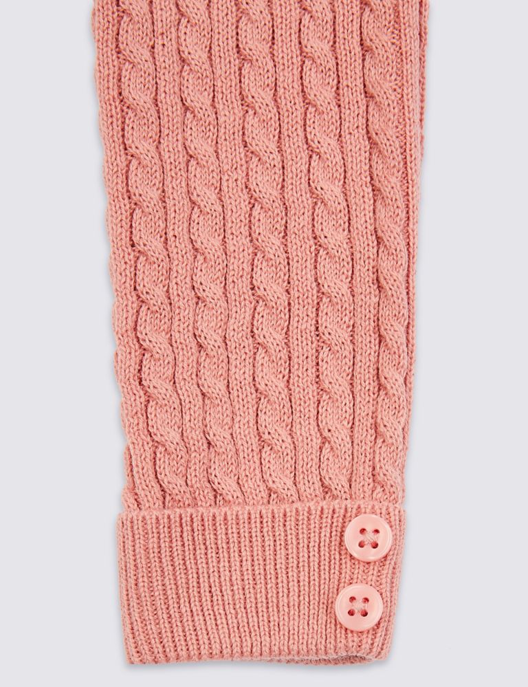Cotton Rich Cable Knit Leggings 3 of 3