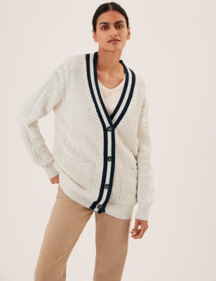 marks and spencer zip cardigan