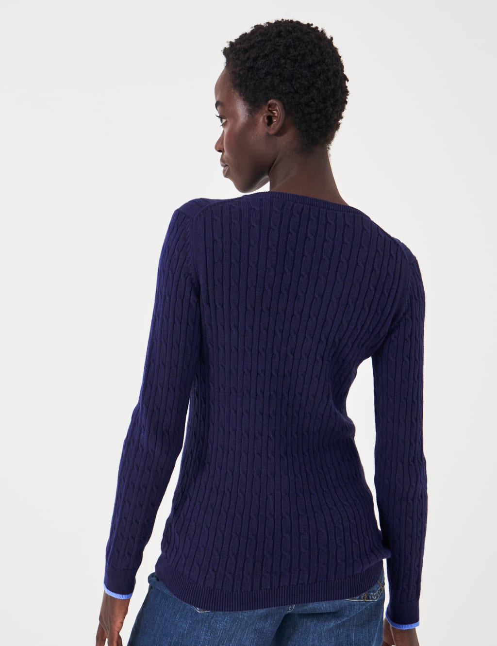Cable knit cotton jumper outlet