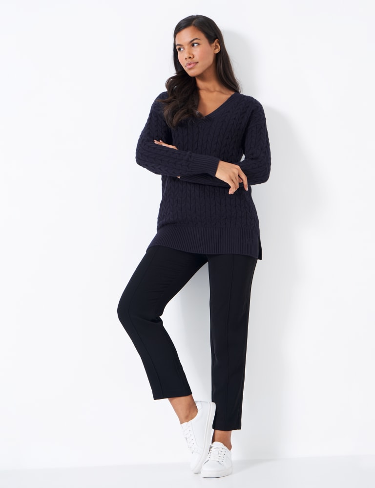 Crew clothing womens best sale v neck jumper
