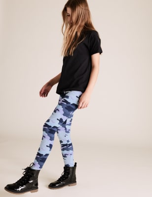 Cotton Camouflage Leggings (6-16 Yrs)