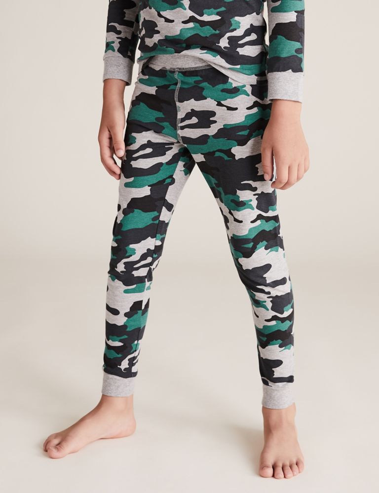 Cotton Rich Camouflage Pyjama Set (7-16 Yrs) 4 of 4