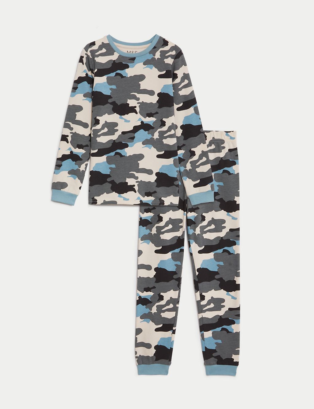 Cotton Rich Camouflage Pyjamas (7-14 Yrs) 1 of 4