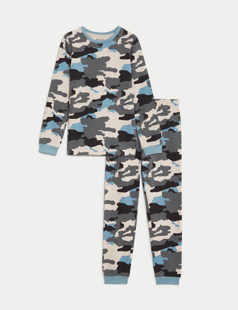 Cotton Rich Camouflage Pyjamas (7-14 Yrs) 2 of 4