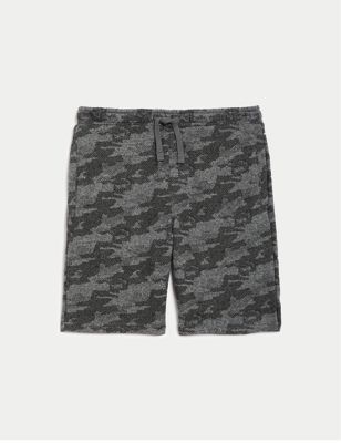 Cotton Rich Camouflage Shorts (6-16 Yrs) Image 2 of 5