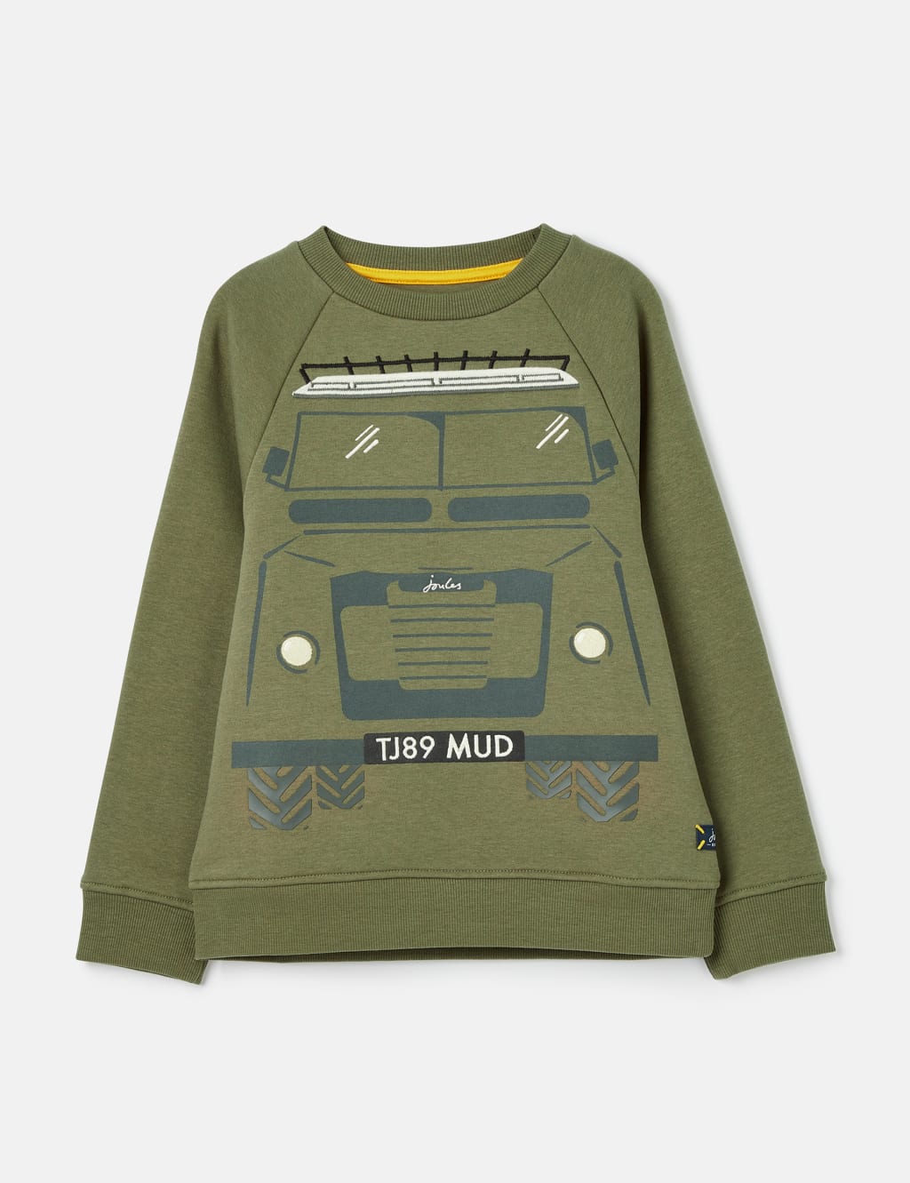 Cotton Rich Car Graphic Sweatshirt (2-8 Yrs) 3 of 5