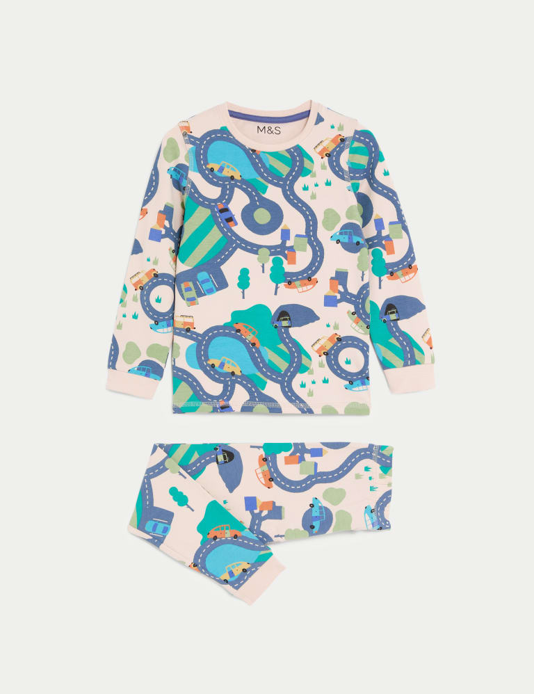 Cotton Rich Car Pyjamas (1-8 Yrs) 2 of 4