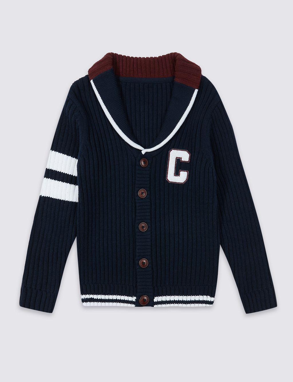 Cotton Rich Cardigan (3-16 Years) 1 of 4