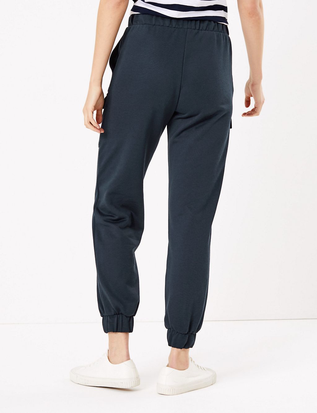 Cotton Rich Cargo Ankle Grazer Trousers 2 of 5