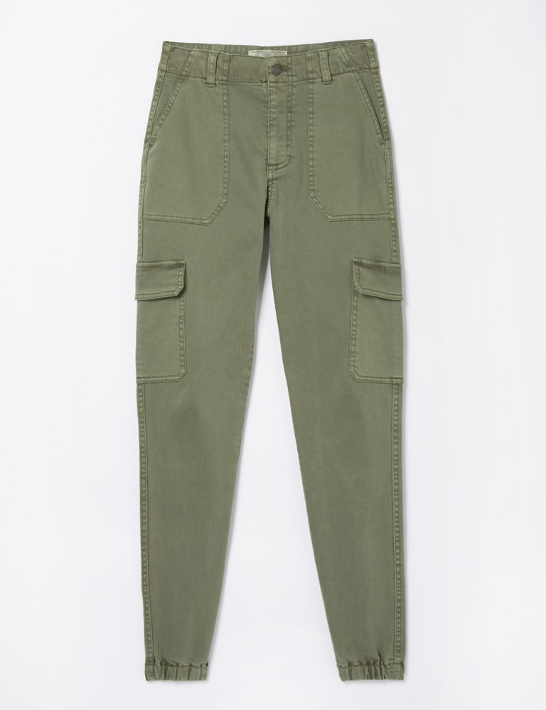 Cotton Rich Cargo Cuffed Trousers 2 of 4