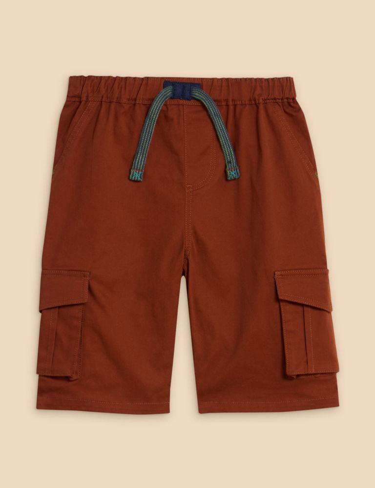 Cotton Rich Cargo Shorts (3-10 Yrs) 1 of 3