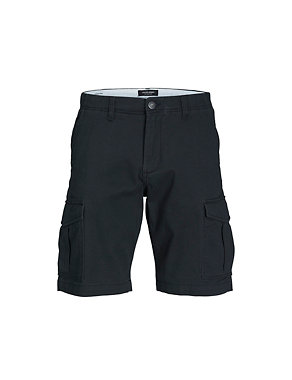 Cotton Rich Cargo Shorts (8-16 Yrs) Image 2 of 7