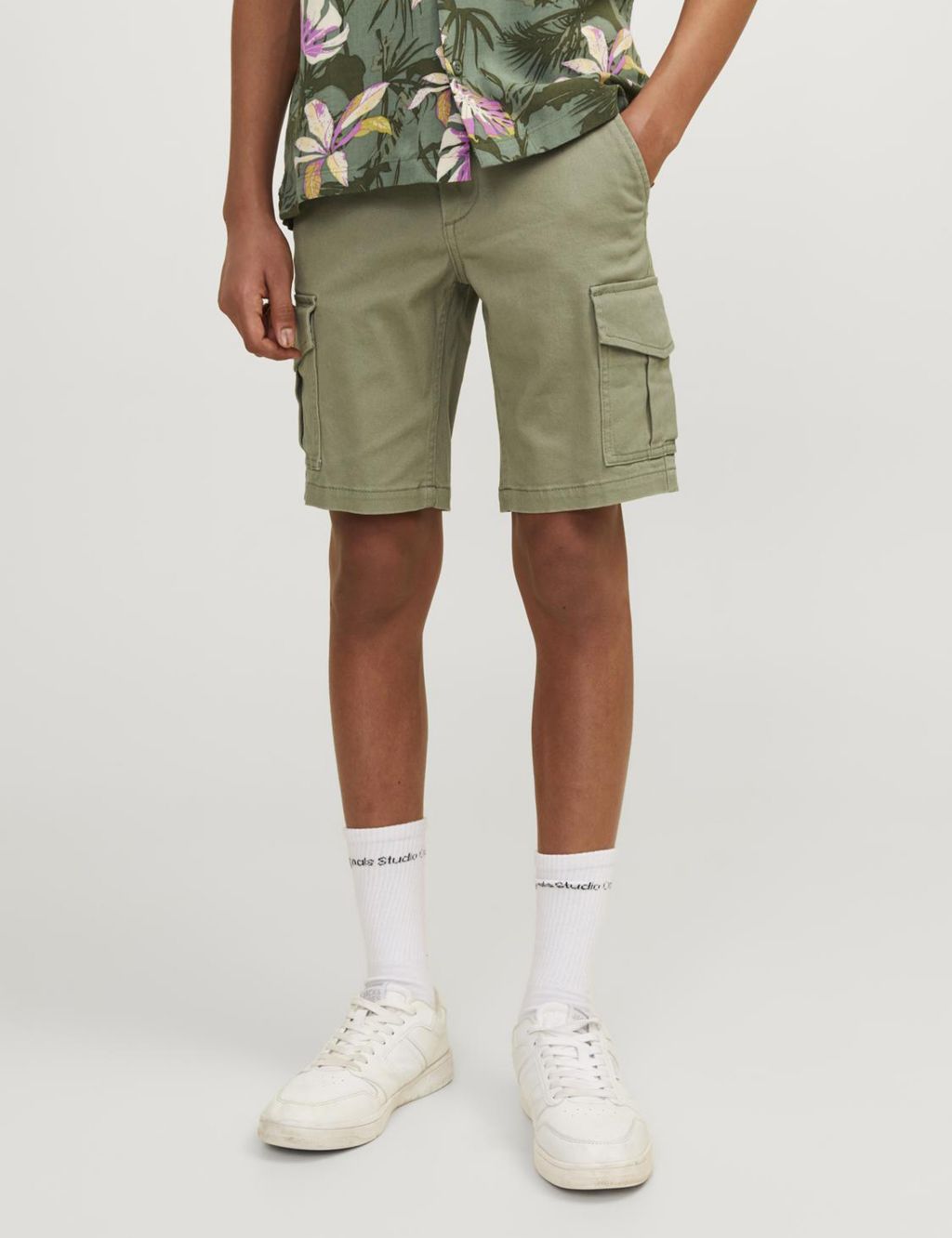 Cotton Rich Cargo Shorts (8-16 Yrs) 3 of 7