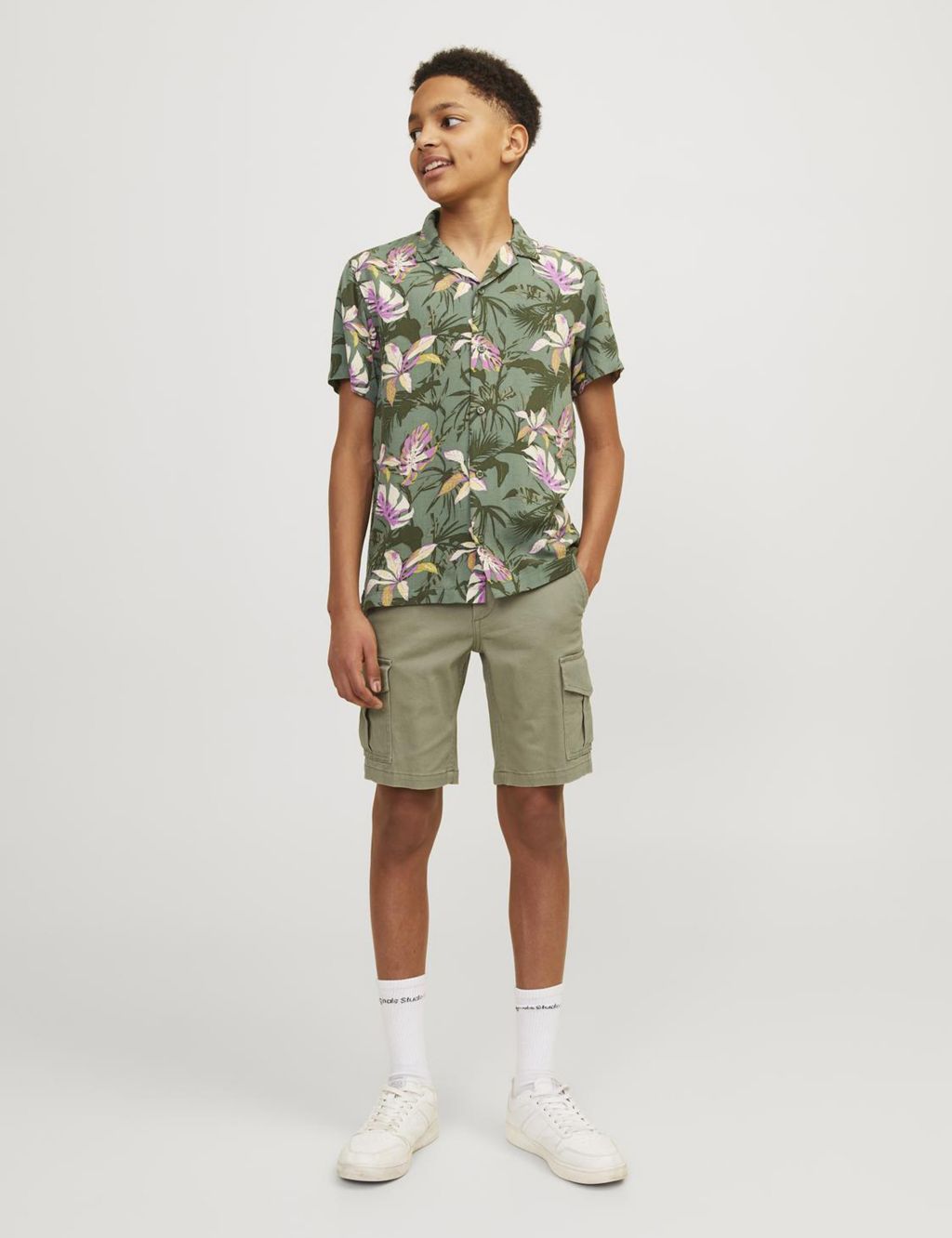 Cotton Rich Cargo Shorts (8-16 Yrs) 2 of 7