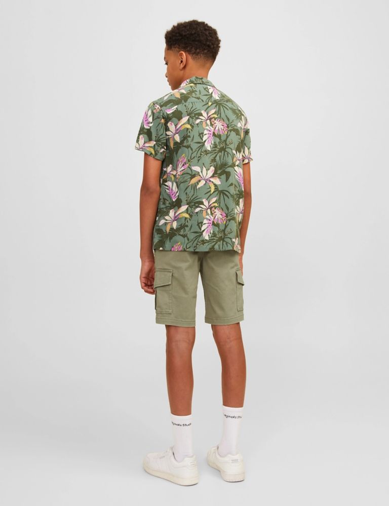 Cotton Rich Cargo Shorts (8-16 Yrs) 4 of 7