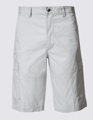 Marks and spencer store mens shorts blue harbour