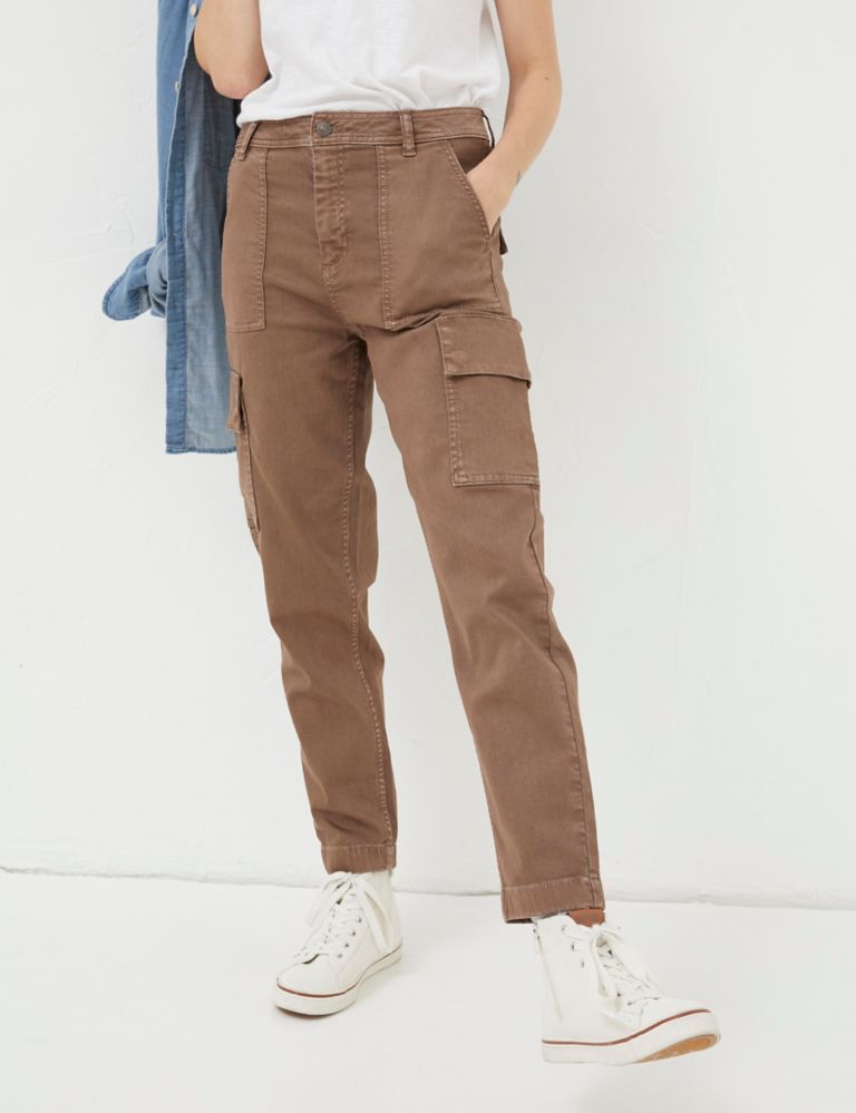 Cotton Rich Cargo Tapered Chinos 1 of 4