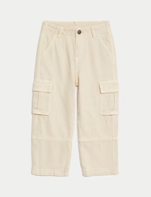 Cotton Rich Cargo Trousers (2-8 Yrs) Image 2 of 6