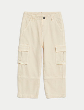 Cotton Rich Cargo Trousers (2-8 Yrs) Image 2 of 6