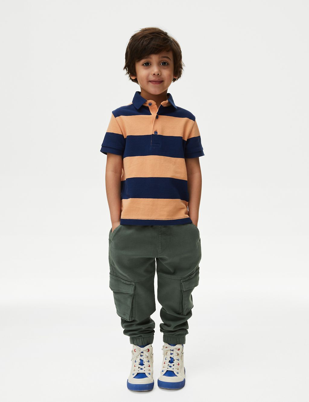 Cotton Rich Cargo Trousers (2-8 Yrs) 3 of 5