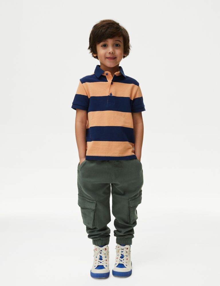 Cotton Rich Cargo Trousers (2-8 Yrs) 1 of 5