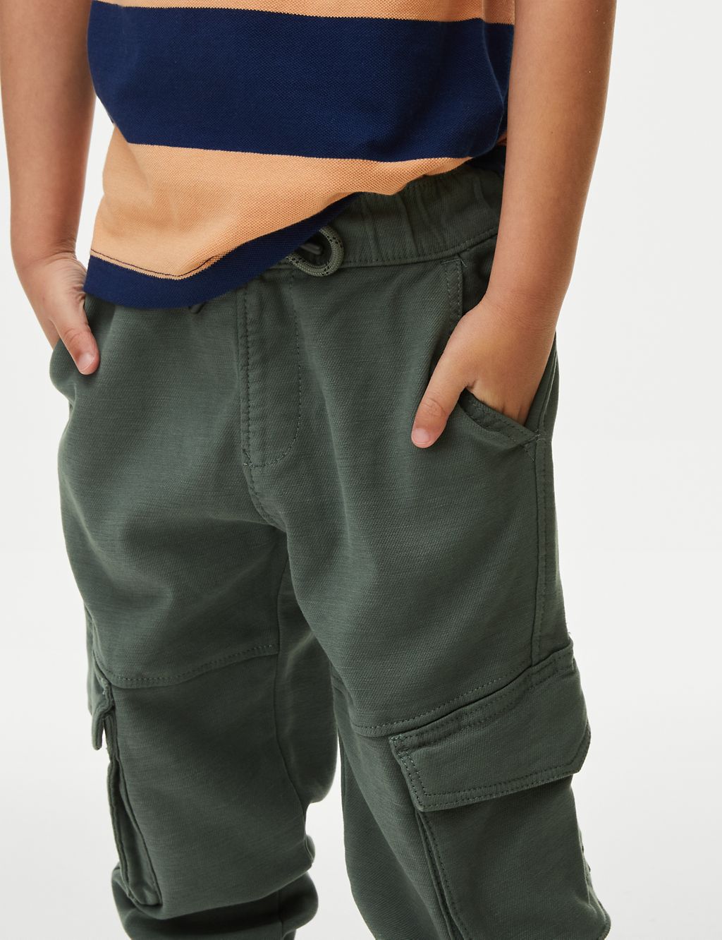 Cotton Rich Cargo Trousers (2-8 Yrs) 2 of 5
