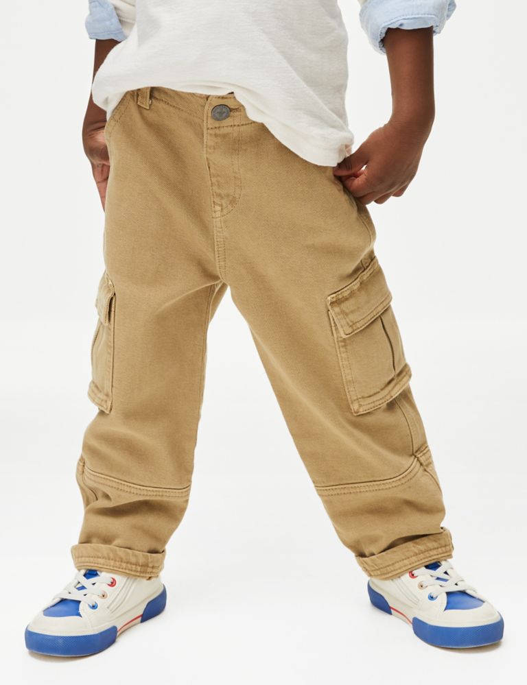 Cotton Rich Cargo Trousers (2-8 Yrs) | M&S Collection | M&S