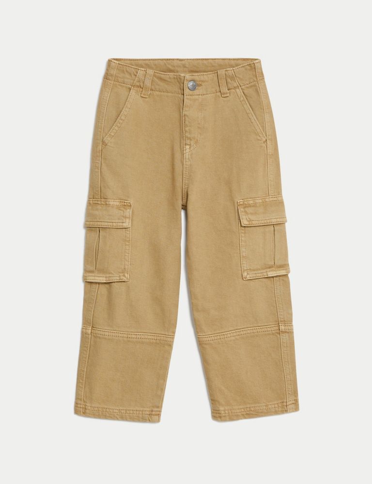 Cotton Rich Cargo Trousers (2-8 Yrs) 2 of 5
