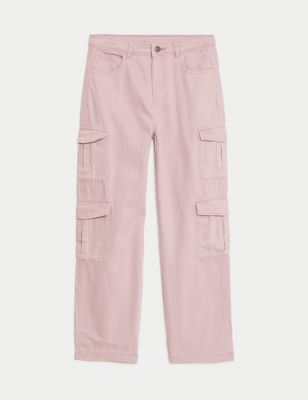 Cotton Rich Cargo Trousers (6-16 Yrs) Image 2 of 5