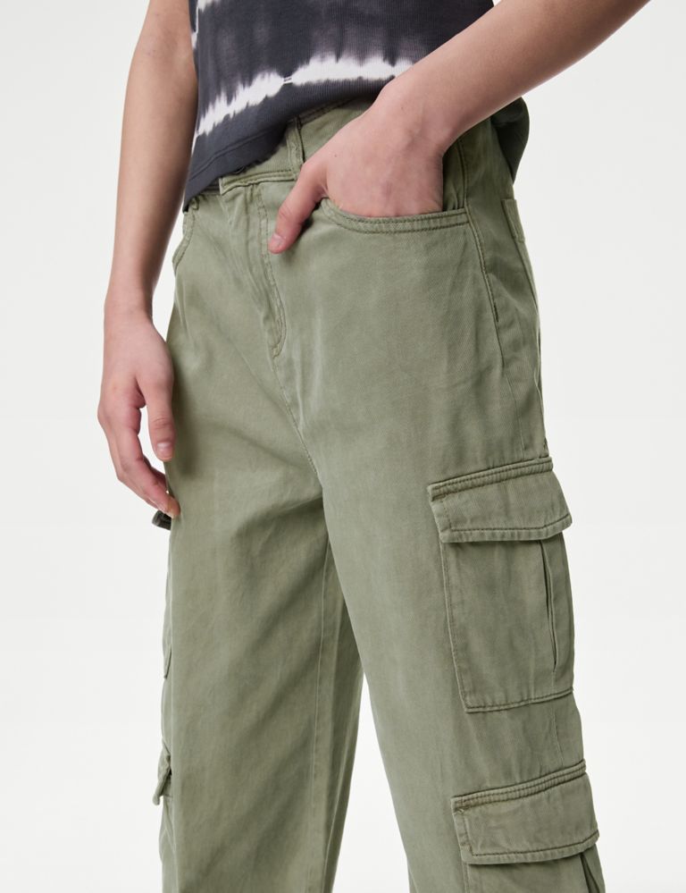 Cotton Rich Cargo Trousers (6-16 Yrs) 4 of 6