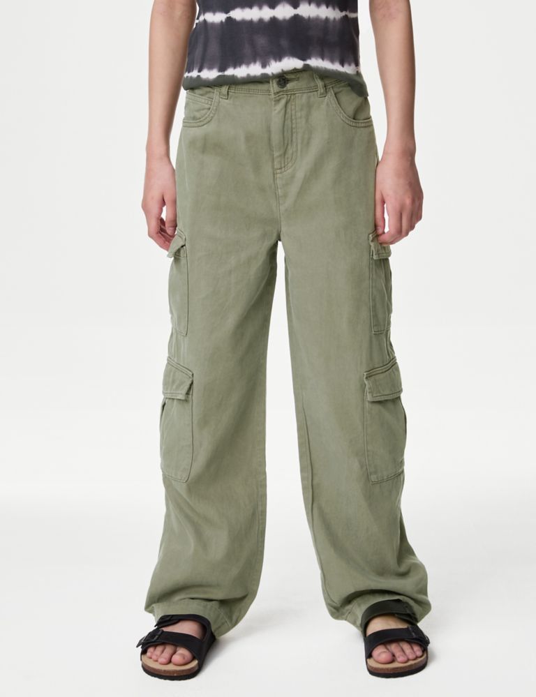 Cotton Rich Cargo Trousers (6-16 Yrs) 4 of 5