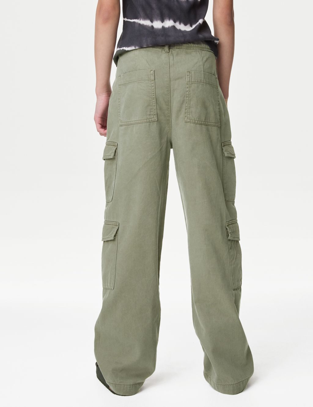Cotton Rich Cargo Trousers (6-16 Yrs) 5 of 5