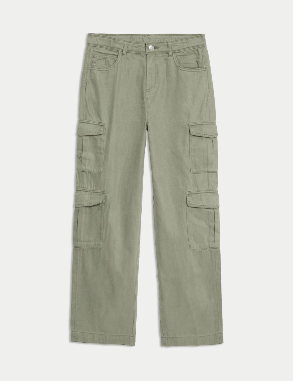 Cotton Rich Cargo Trousers (6-16 Yrs) 1 of 6