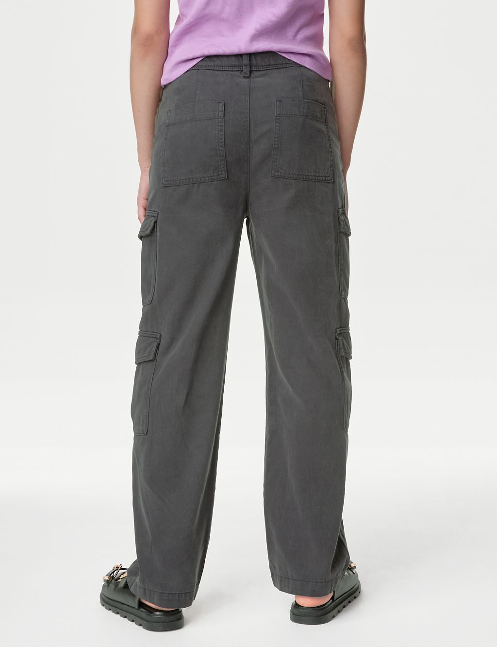 Cotton Rich Cargo Trousers (6-16 Yrs) 5 of 5