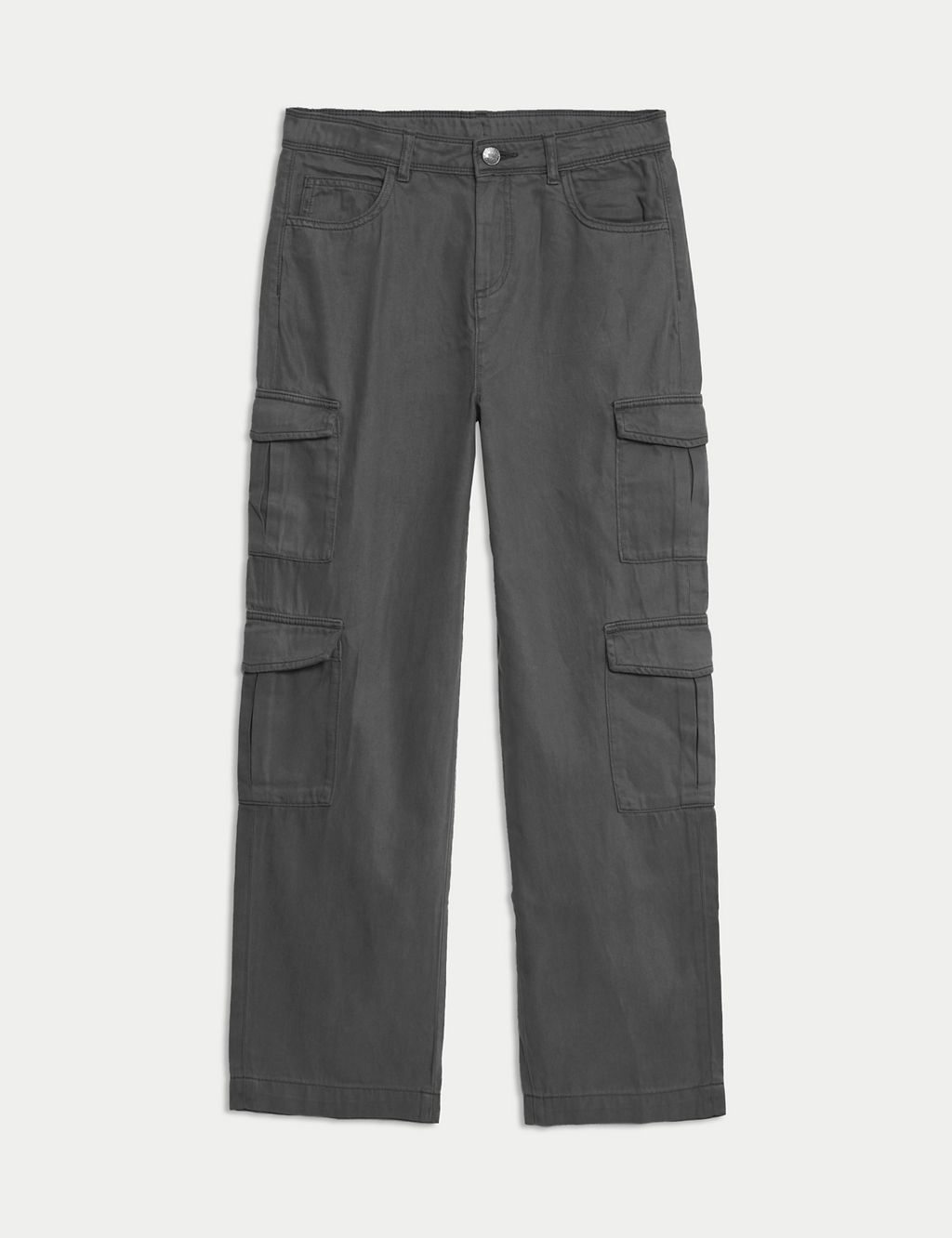 Cotton Rich Cargo Trousers (6-16 Yrs) 1 of 5