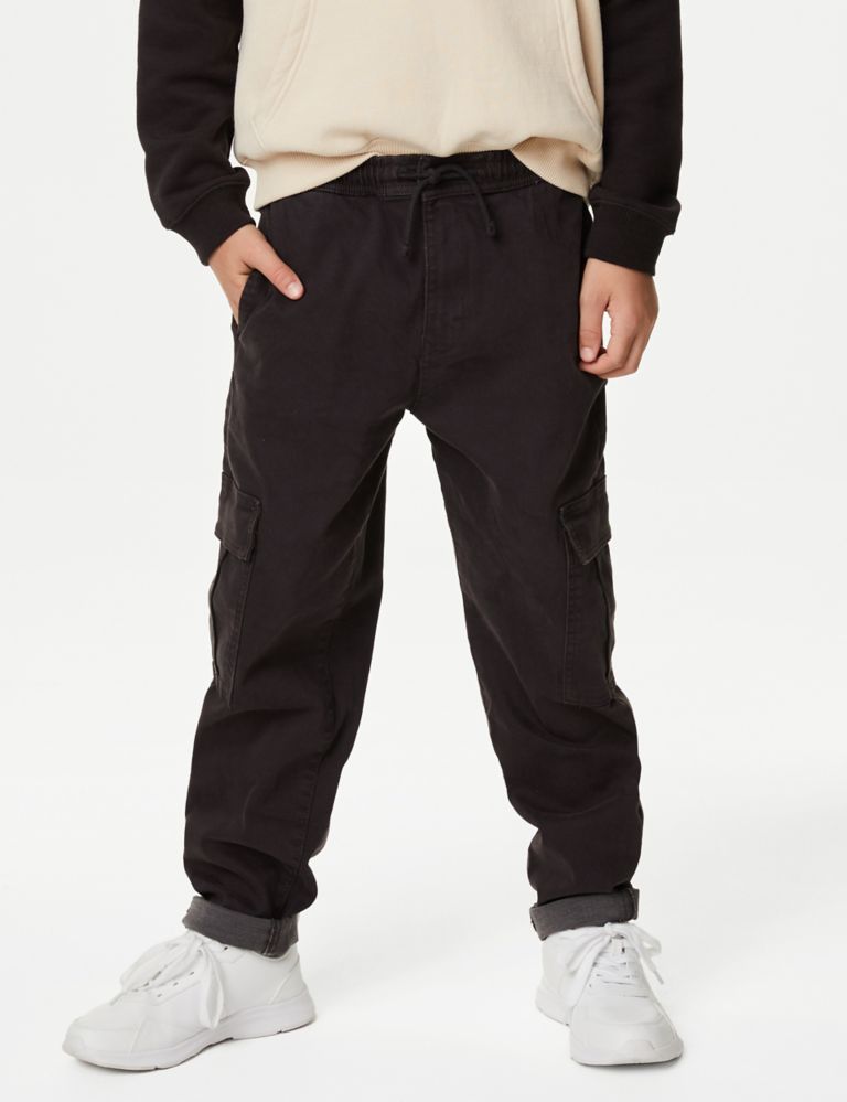 Cotton Rich Cargo Trousers (6-16 Yrs) | M&S Collection | M&S