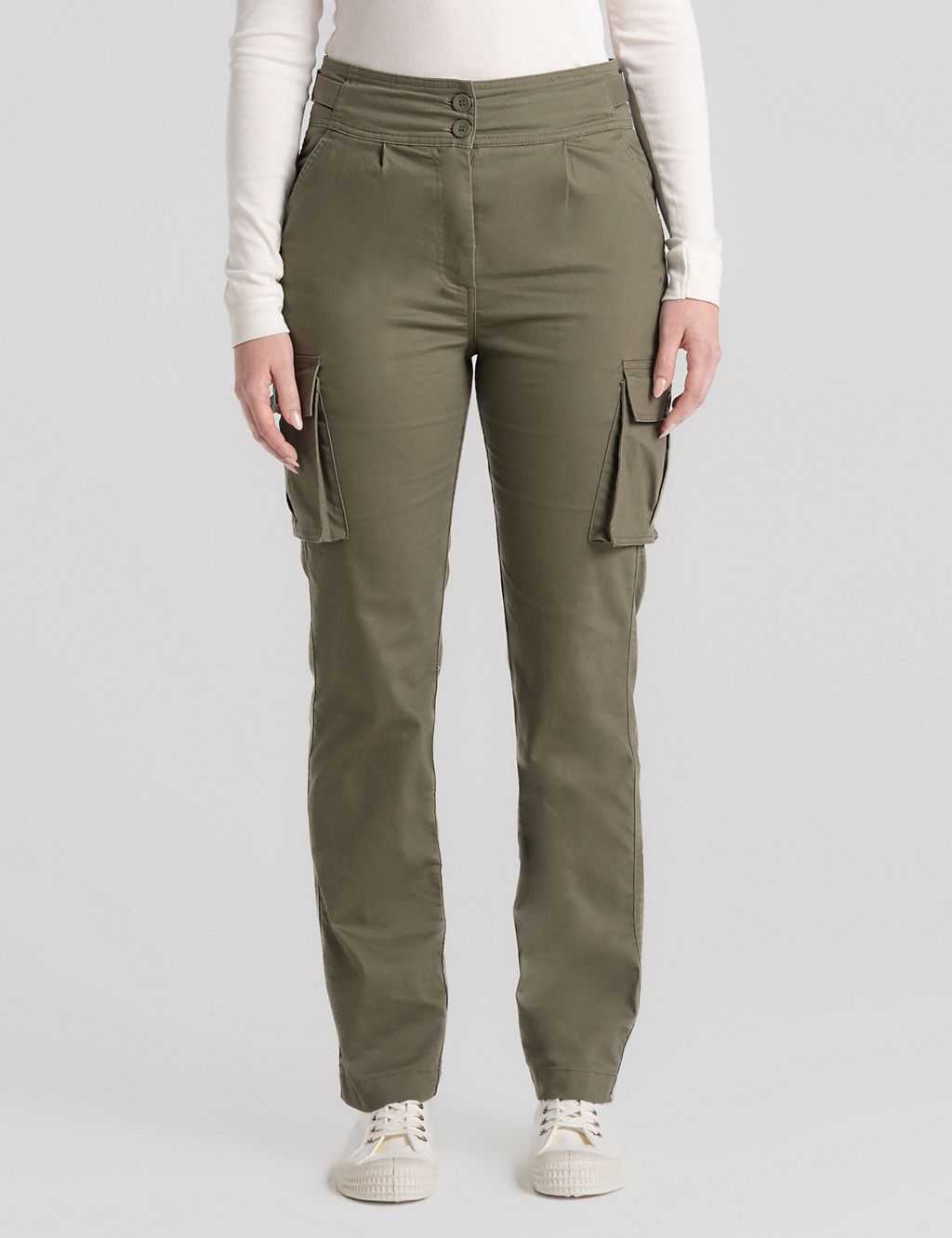 Cotton Rich Cargo Trousers 2 of 8